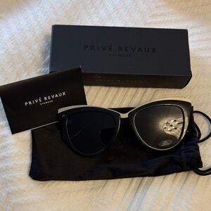 Prive Revaux Women's Black Cat Eye Sunglasses